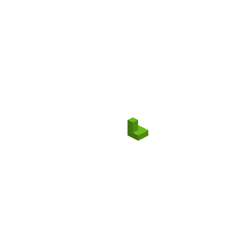 isometric northeast render of Blocky's played-round plot